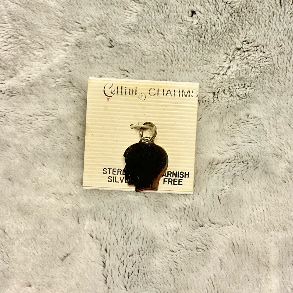 Cellini Charms Sterling Silver Silhouette Pendant